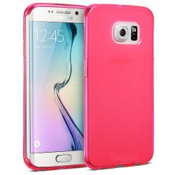 Samsung Galaxy S6 Edge TPU Gel Soft Case (Hot Pink)